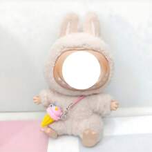 (Somente pingente) Novo pingente decorativo de mini sorvete Labubo de 17 cm de primeira, segunda e terceira geração, acessórios fofos para boneca Labubo, simulação de acessórios para sorvete DIY, atacado para Labubo