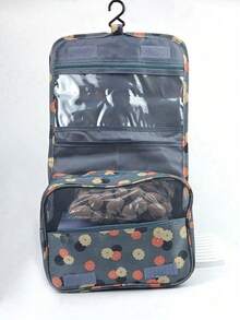 1 件旅行悬挂式洗漱包，大容量化妆包，防尘化妆包，轻便收纳袋，适合学校、学生、夏季旅行、度假、返校用品、伴娘礼物、结婚礼物 - 彩色 - 查看 23