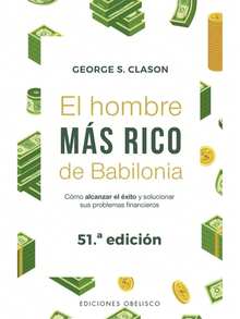 Libro El hombre talla grande rico de Babilonia NE cómo alcanzar éxito y solucionar problemas financieros educación financiera estrategias ahorro consejos riqueza administración dinero desarrollo personal superación autosuficiencia - Libro único - Ver 1