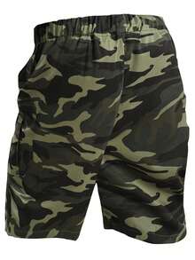 大码男士夏季运动短裤，男士大码翻盖口袋侧抽绳腰部工装短裤，休闲装，送给丈夫/男朋友的礼物