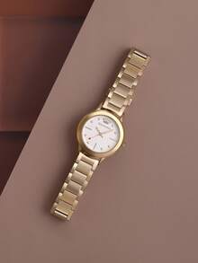 Juicy Couture Black Label Dress Watch Women Bracelet Watch Luminous Hands JC/1051MTBK - 金色 - 查看 6