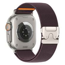 Elastic Sport Bands Compatible With Apple Watch Ultra1/2 Bands 49mm 46mm 45mm 44mm 42mm 41mm 40mm 38mm Men Women,Parachute Buckle Stretchy Nylon Wide Strap Wristband Compatible With IWatch Series 11 10 9 8 7 6 5 4 3 SE 2 1