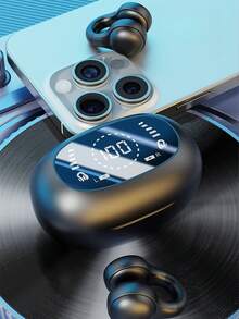 NEW SENYANG 新款森阳夹式音乐耳机运动耳塞视频TWS HIFI杜比重低音ACC立体声高清通话耳机适配兼容Iphone手机游戏耳机情侣智能马卡龙耳机 - 彩色 - 查看 4