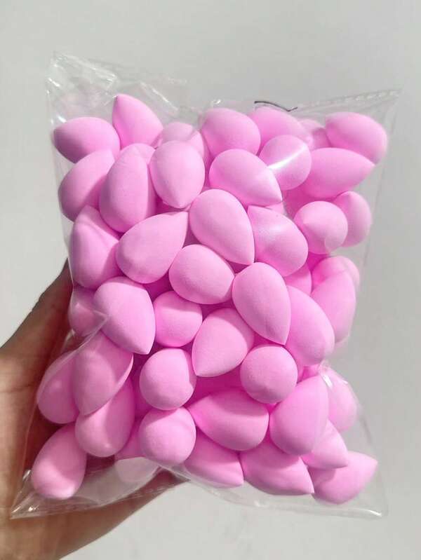 5/10/20/30/50/100pcs Mini Pink Makeup Sponges, Blending Beauty Sponges For Liquid, Cream And Powder, Multi-Color Cosmetic Sponges, Latex-Free Wet And Dry Foundation Makeup Sponges, Suitable For All Skin Types,Cheap,Stocking Stuffers,Makeup,Makeup Tools,Cheap Stuff,Gifts,Gifts For Women,Christmas Gifts
