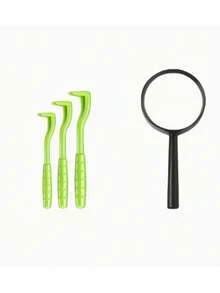 3PCS Pet Flea Removal Tool Set, Pet Tick Extractor, Tick Hook, Flea Catcher, Flea Comb, Insecticide, Tick Clip, Hook - Multicolor - View 9