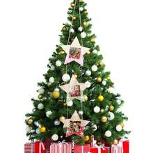 Christmas Hanging Decoration, Photo Frame, Christmas Tree Decoration, Star Photo Frame, Wall Pictures, Drawings, DIY Artwork