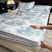 Cooling Mattress Pads - Yefan Pink PE Fitted Sheet - View 9