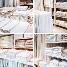 Tela de lino | Tela de lino natural | Bordado, costura | Suave, transpirable | 140 cm de ancho | 70% lino, 30% rayón | Cáñamo, yute, labor de aguja, forro (Plata, 2 yardas) - Caqui - Ver 5