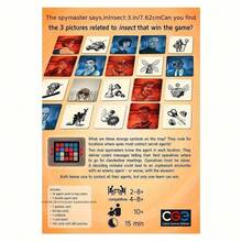 Sleek Visual Intelligence Game - Art Deco-Inspired Picture Cards With Secret Mission Themes For Sorority Game Nights - Multicolor - View 3