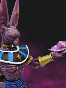 bandai 1 pieza Figura de anime Z Beerus Dios Destructor Figura de acción coleccionable - Morado - Ver 4