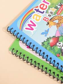 Reusable Coloring Book, Magic Water Drawing Book Painting Drawing Toys Sensory Early Education Toys For Kids - Multicolor - View 8