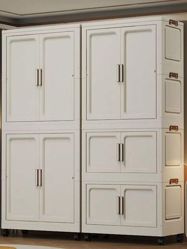 5/4/3/2/1 Laag Geen Installatie Baby Garderobe Verdikte Baby Opbergkast Thuis Snacks Organizer Box Kledingkast Voor Kinderen