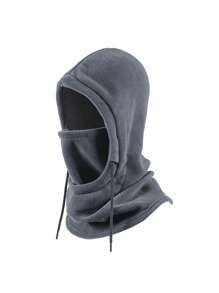 1 peça de chapéu de inverno quente e à prova de vento para homens e mulheres, chapéu de lã para atividades ao ar livre, capa de cabeça à prova de vento para ciclismo de montanha, chapéu com máscara facial para motociclistas, chapéu com cachecol integrado resistente ao frio para motociclistas - presente perfeito para atividades ao ar livre no Halloween