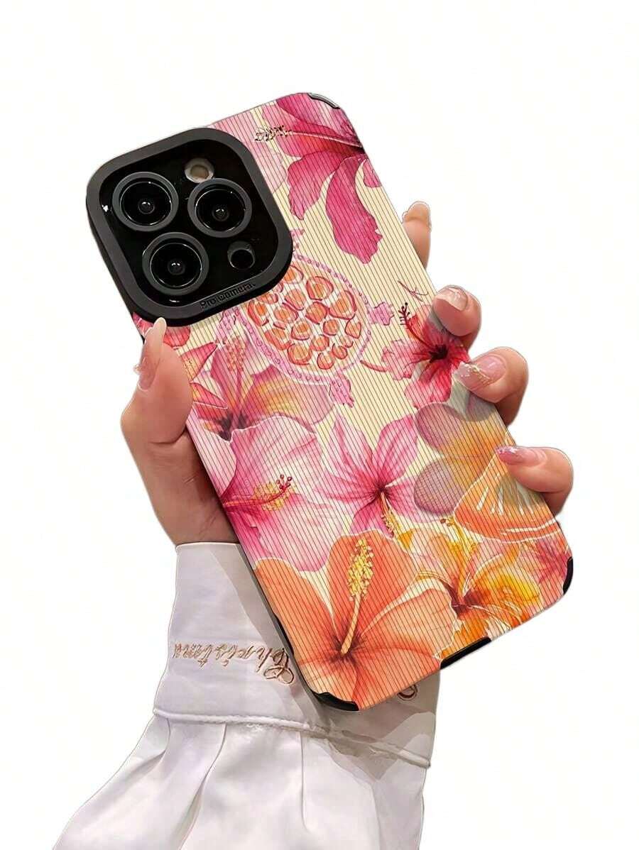 Teléfono anticaída suave con textura de vida marina rosa, X/XS XSMAX 11 12 13 14 15 16 12MINI 13MINI 16E SE4 S22 S23 S24 S25, 1 ud. - Multicolor 15 - Ver 1