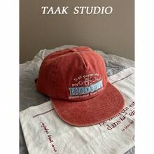 Fuchsia Letter Embroidered Flat Brim Hat, Unisex Hip Hop Street Style Baseball Cap, Spring/Summer - A - View 12