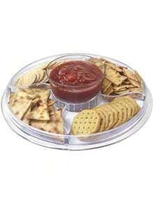 Cake Stand With Dome Cover, 6-In-1 Multi-Purpose Use, Cake Stand With Lid, Serving Platter, Punch Bowl, Desert Platter And More,