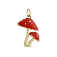 1 pieza Nuevo accesorio de joyería minimalista y creativo de cobre: Accesorio para copa de vino, seta, colgante DIY, pulsera, tobillera, collar, pendientes, dije para bolso