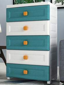 加厚儿童储物柜，带抽屉，可收纳塑料玩具和衣物