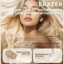 Lenovo 联想 ERAZER ETR-A01PRO 蓝牙耳机，入耳式 HiFi 音质，ENC 低延迟游戏音乐降噪耳机，带麦克风，超长电池寿命，适用于智能手机、平板电脑、飞机、卡车的无线耳机 - 多色(普通版) - 查看 6