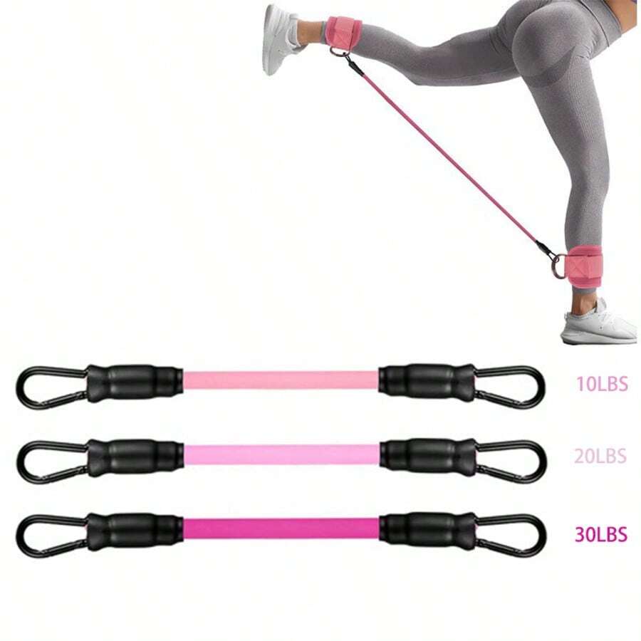 Portable Full Body Strength Training Resistance Band, Suitable For Home Gym, Yoga, Pilates, Daily Body Workout, Indoor And Outdoor Daily Exercise And Body Shaping, For Fitness Beginners And Enthusiasts - Multicolor - View 1