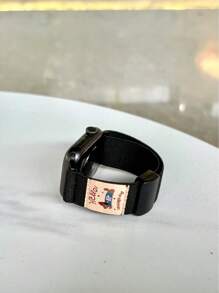 Stretchy Smartwatch Bands With Fun Dachshund Design & Strong Magnetic Clasp - Compatible With 38mm 40mm 41mm 42mm 44mm 45mm 46mm 49mm, Water-Resistant Solo Loop Sport Straps For Series 10/9/8/7/6/5/4/3/SE/Ultra (Women Men)