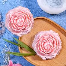1pc Peony Flower Silicone Candle Mold, Suitable For Making 3D Floral Scented Candles, Plaster Fragrance Stones, Resin Crafts And More, Ideal For Home Decor, Mother's Day Gifts, Holiday Gifts, Atmosphere Parties