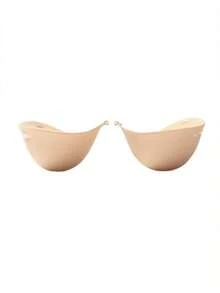 1 Pair Thick Invisible Bra Breast Lift Tape, 5CM Chest Tapes For Small Bust, Suitable For Wedding Dress - Apricot - View 5