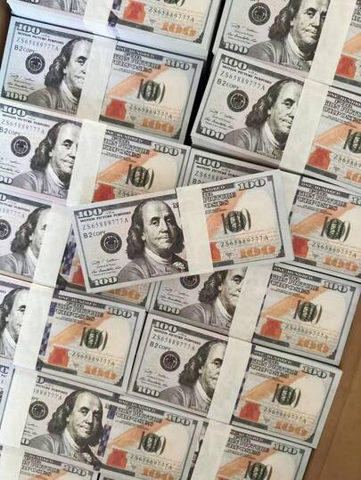 100/300pcs Prop Money, Used For Movies, Videos, Birthday Parties, Valentine's Day, New Year, Weddings, And Holiday Items (Note: Only For Prop Use)