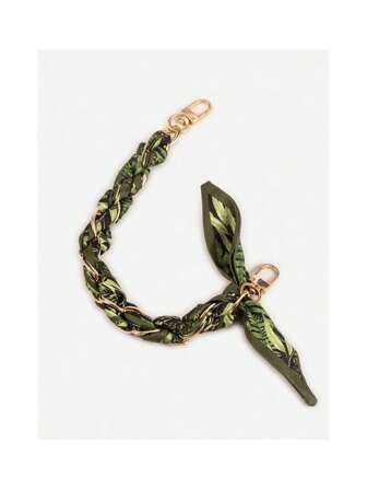 1 件合金链条围巾手机钱包带钩针编织