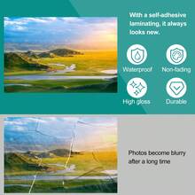 32 Sheets Self Adhesive Laminating Sheets, 4.3in X 6.4in Laminating Sheets Self Sealing, Clear Laminate Sheets For Stickers, Clear Adhesive Sheets - 透明 - 查看 6