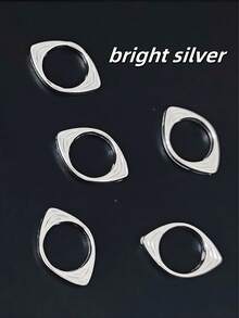 50颗14.5毫米恶魔之眼珠宝框架隔珠。珠宝DIY，珠宝DIY配件。适用于耳环、项链、手链、发饰、发夹。手机壳、护身符、护身符、钥匙扣装饰。汽车流苏吊坠。智能手机挂绳。手工艺品和日常礼品。打造独特魅力的珠宝。珠宝DIY制作，珠宝配件，手工制作。珠子零件 - ring/ - 查看 14