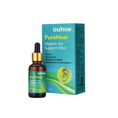 Best Sellers-OUHOE Organic Ear Care Solution Ear Discomfort Cleaning Earwax Body Comfort Ear Massage Daily Care Drops