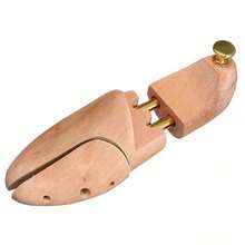 Jogold 1 Pair UK 8-10 Wood Men's Shoe Stretcher Prevents Creases And Maintains Shape