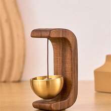 2025 New Magnetic Door Chime,Vintage Wooden Wind Chime Doorbell With Brass Bell,Woodybeing Door Chimes When Door Opens,Shopkeepers Bell For Door Opening,Cute Chime For Ring Doorbell,Walnut Door Sensor Chime For Bedroom