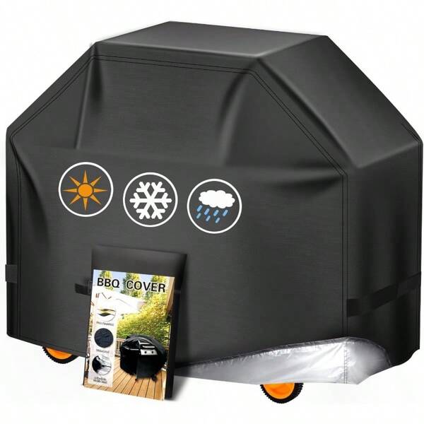 TLL BBQ CoversGrill Cover 58 Inch BBQ Gas Grill Cover For Outdoor Grill Charbroil Grill Cover Barbecue Waterproof AntiUV For Weber CharBroil Monument Dynaglo Nexgrill Spun PolyesterTLL 8970