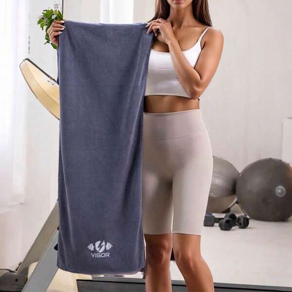 1 toalha para exercícios de fitness de 40 cm/95 cm, toalha multifuncional de secagem rápida, toalha para absorção de suor em equipamentos de academia, toalha para suor de fitness - macia e absorvente para homens e mulheres - ideal para exercícios ao ar livre, academia, treino e corrida!