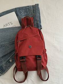 4 件装百搭女士单肩包，多功能斜挎包，双向背包，简约前袋，适合外出、旅行、购物、上学