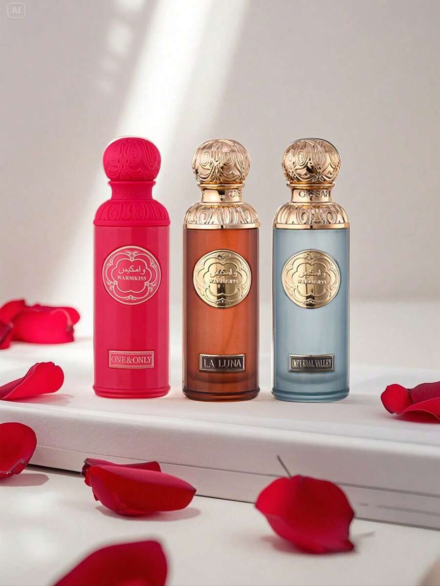 1pc 100ml Middle Eastern Arab-Style Fragrance Spray, King Valley Fragrance, Big Brand Fragrance, Car Air Freshener, Home Air Freshener, Suitable For Any Scene, Three Scents To Choose From, High-End Luxury, Aromatic Deodorant, The Perfect Gift For Your Girlfriend - Multicolor - View 1