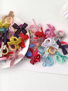 30er Set Schleifen-Haargummis, vielseitige und niedliche Haraccessoires für Pferdeschwanz & Dutt, Haargummis, Haraccessoires, Haargummibänder, Haargummis