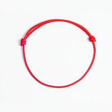 Neu für 2025 handgemachter roter Glücksknotenarmband Seil Glücks-Armreif Damen DIY am besten für Freunde Glücks-Armband in Größe verstellbar Modeschmuck-Accessoires kreatives Geschenk