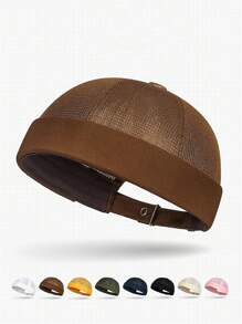 1 pièce Casquette sans bord aérée en maille pour hommes et femmes - Légère et confortable