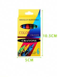 24/12/8/6 Colors Kids Graffiti Crayon Set, Children Creative Drawing Marker Pens, DIY Painting Art Supplies Wax Crayon, Colorful Gift For Artist - Multicolor - View 12