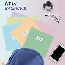 6Pack Folders With Pockets, Green Colors, Heavy Duty Pocket Folders, Plastic Folders With Pockets, 2 Pocket Folders Bulk, File Folders, School Folders Business Folder Office Filing Supplies - Green - View 7