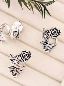 56 hạt phụ kiện đính hạt vòng hoa hồng bằng hợp kim 20mm. Không dễ phai màu, không gây dị ứng, không bị oxy hóa. Thích hợp làm hoa tai, vòng cổ ngọc trai, vòng tay hạt, mũ đội đầu, kẹp tóc. Phụ kiện tự làm. Làm đồ trang sức độc đáo và quyến rũ. Móc chìa khóa, bùa hộ mệnh, đồ trang trí. Vật liệu làm trang sức. Vòng tay, đồ trang trí, đồ thủ công mỹ nghệ và quà tặng hàng ngày. Hạt phụ kiện thủ công. - Hoa hồng/ - Xem 6