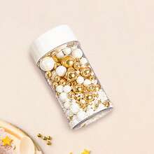 85g Assorted Pearls Cake Decorations Sprinkles Cupcake Toppers For Celebrations, Wedding, Shower, Party, Christmas Baking Supplies - Multicolor - View 5