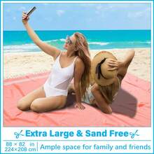 1 件土耳其沙滩巾大泳池毛巾速干无沙吸水旅行毛巾，适用于酒店海滩、沙滩必需品、沙滩配件、泳池浮板