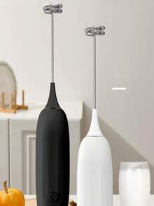 Milk Frother, Powerful Handheld Milk Frother, Mini Milk Foamer,Coffee Stirrer, Stainless Steel Drink Mixer For Coffee, Lattes, Cappuccino,Matcha,Hot Chocolate, Portable Foam Maker,Electric Wireless Blender Mini Coffee Maker - Multicolor - View 7