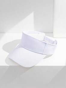 1pc Unisex Casual Solid Color Visor Hat, Suitable For Outdoor Sports, Leisure Activities, Daily Wear - Multicolor - View 18