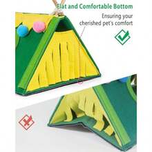 YKYAAGuinea Pig Hideout Small Animal Houses And Habitats Guinea Pig Tent Tunnel Cages For Guinea Pigs Hamster Rats Bunny And Other Small Animals Guinea Pig Cages Accessories Tube Toys3qsm6 - Green - View 3