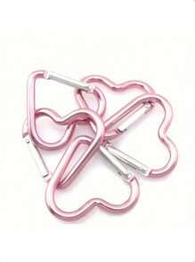 Heart-Shaped Spring Hook, Aluminum Alloy Carabiners For Men And Women, Use For Outdoor Climbing, Backpack And Daily Wear